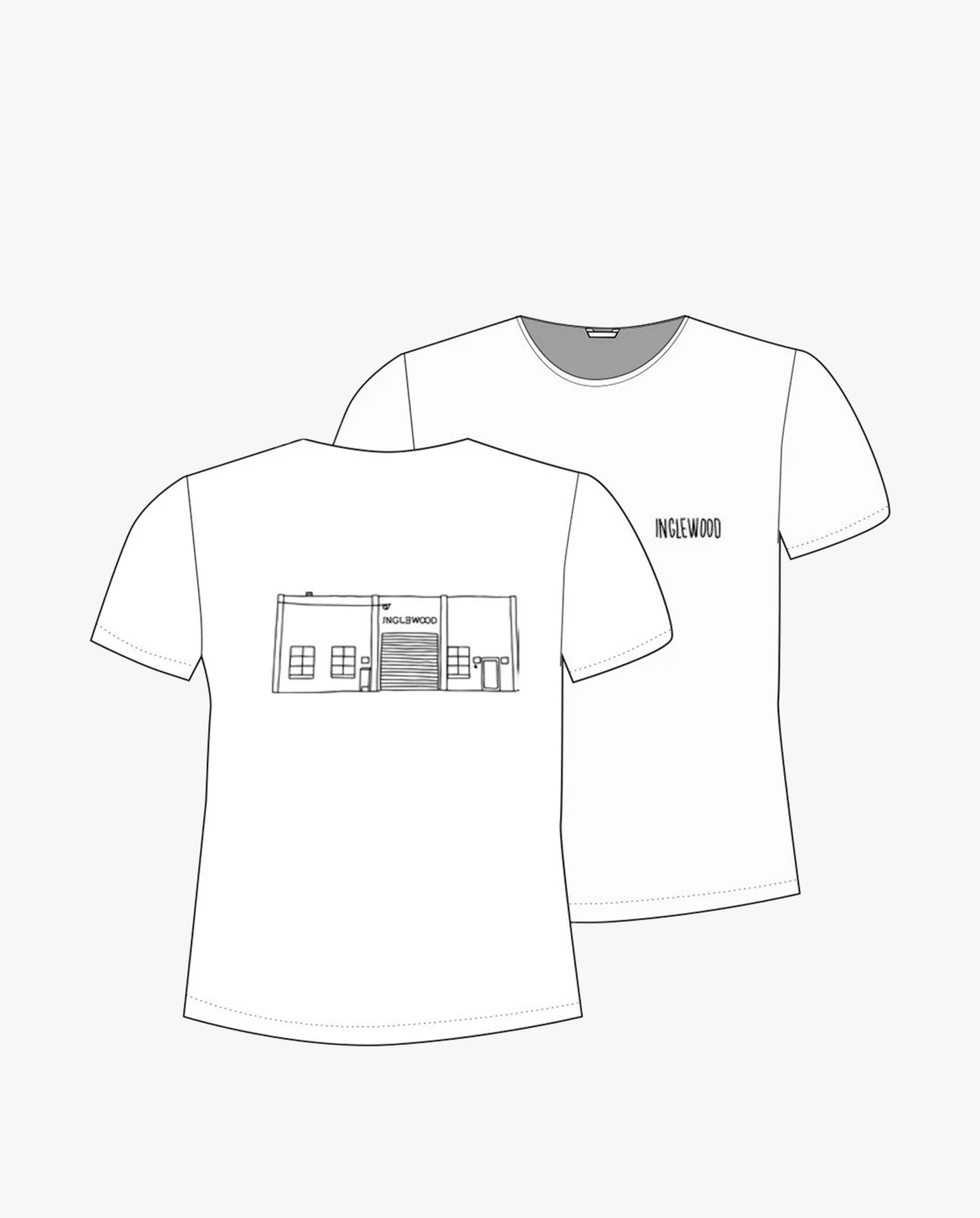 Casa Amuk X Inglewood White Crew Neck Tee