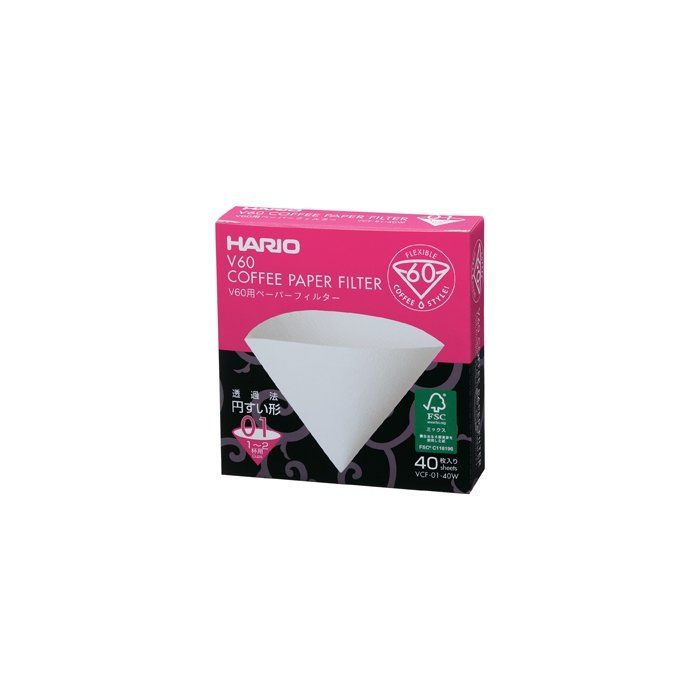 Hario V60 Paper Filter 01 - 40 Pack