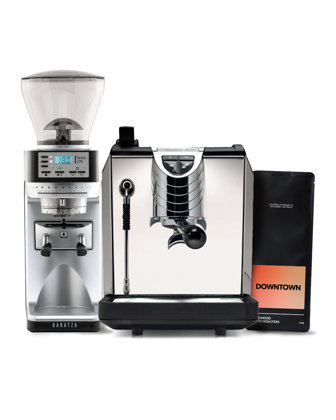 Home Coffee Set Simonelli Oscar II Baratza Sette 270 3kg