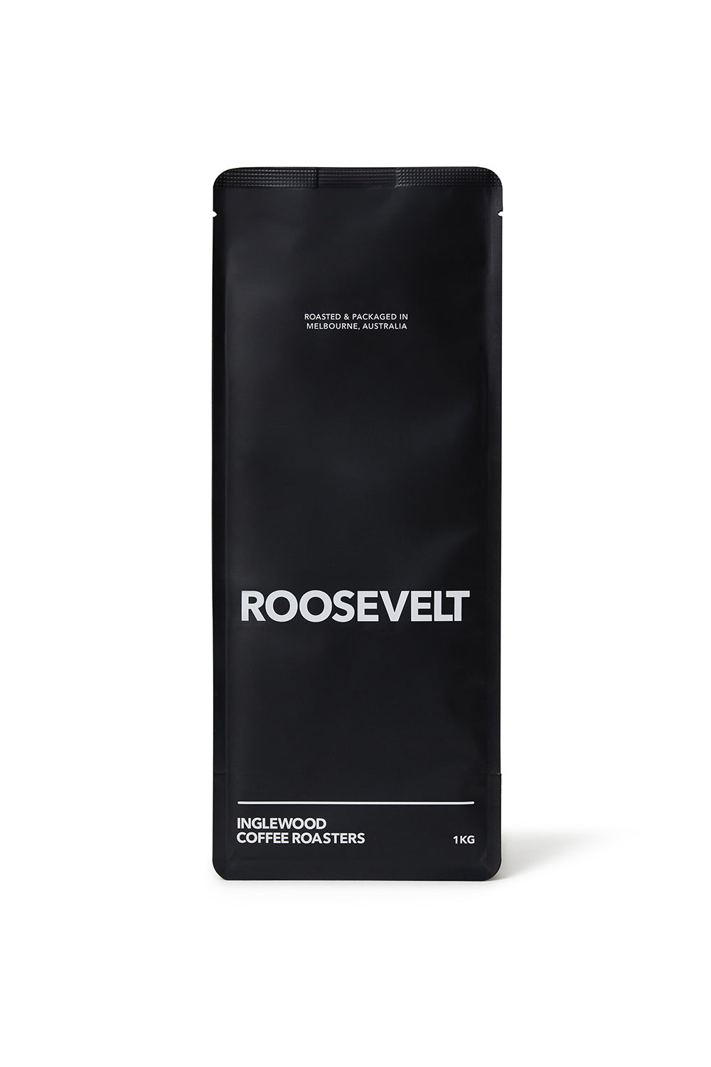 Roosevelt Blend 1kg coffee bag on a white background