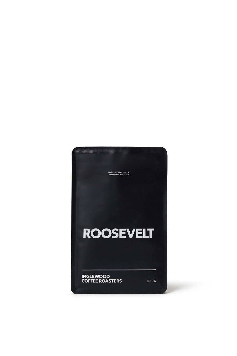 Roosevelt Blend 250g coffee bag on a white background