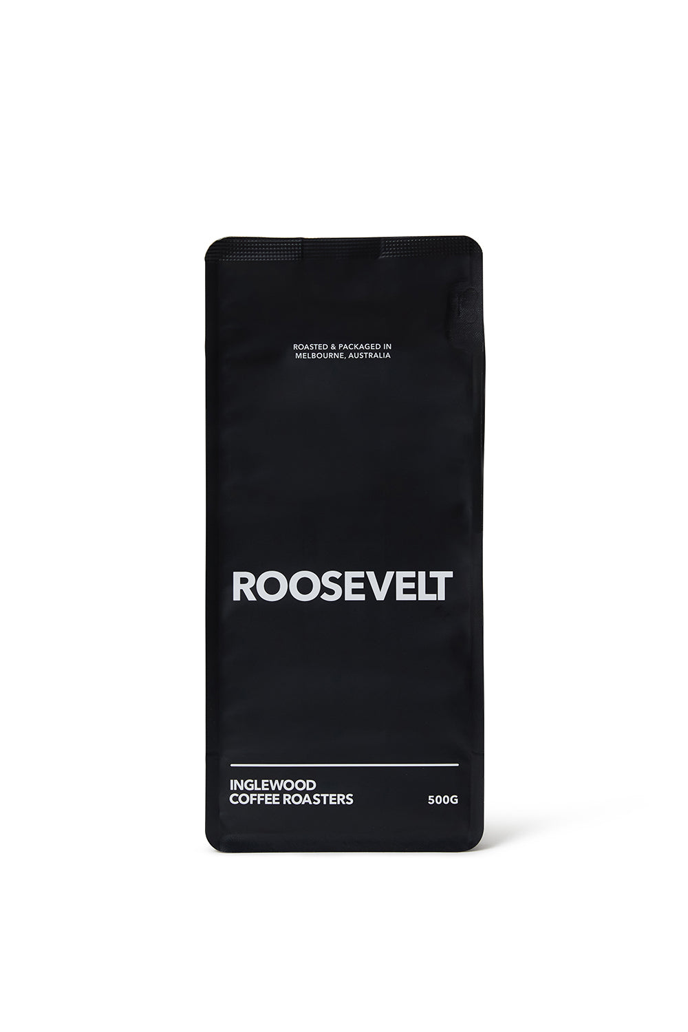 Roosevelt Blend 500g coffee bag on a white background