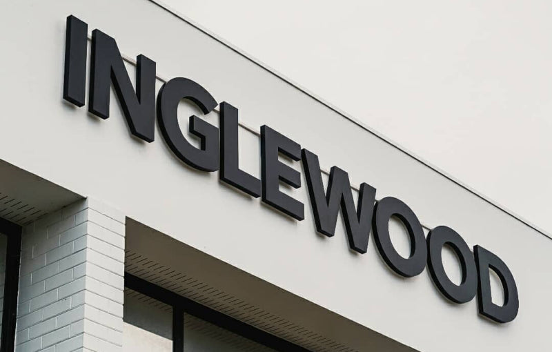 Front facade of Inglewood building