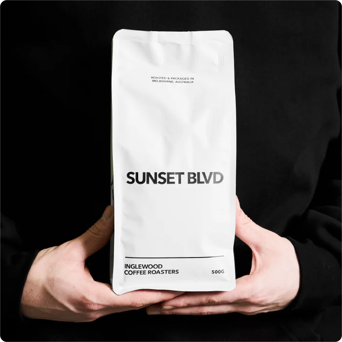 Sunset blvd coffee bag