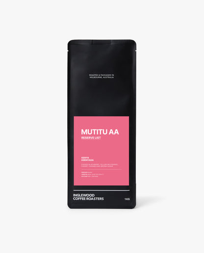 Reserve List - Kenya Mutitu AA - Espresso Roast