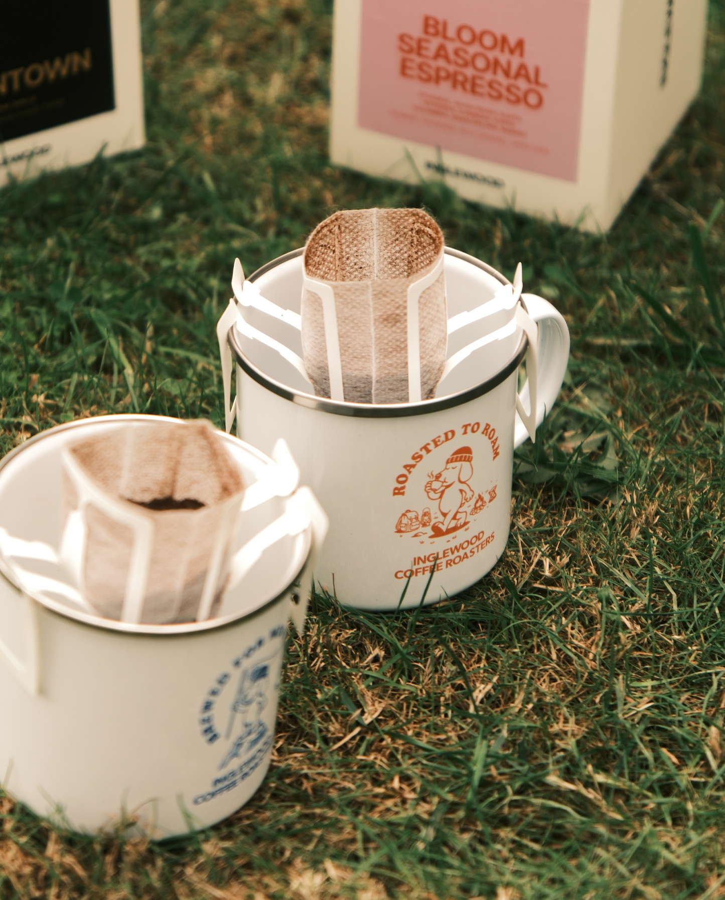 Roasted to Roam Camper Mug