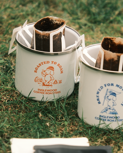Roasted to Roam Camper Mug