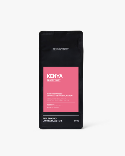 Reserve List - Kenya, Kibirigwi Farmers Cooperative Society- Espresso Roast