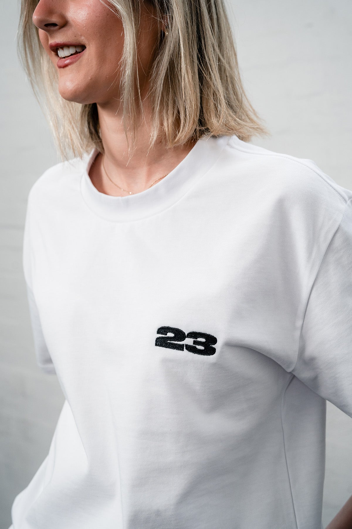 On The Block Tee - White