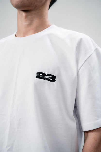 On The Block Tee - White