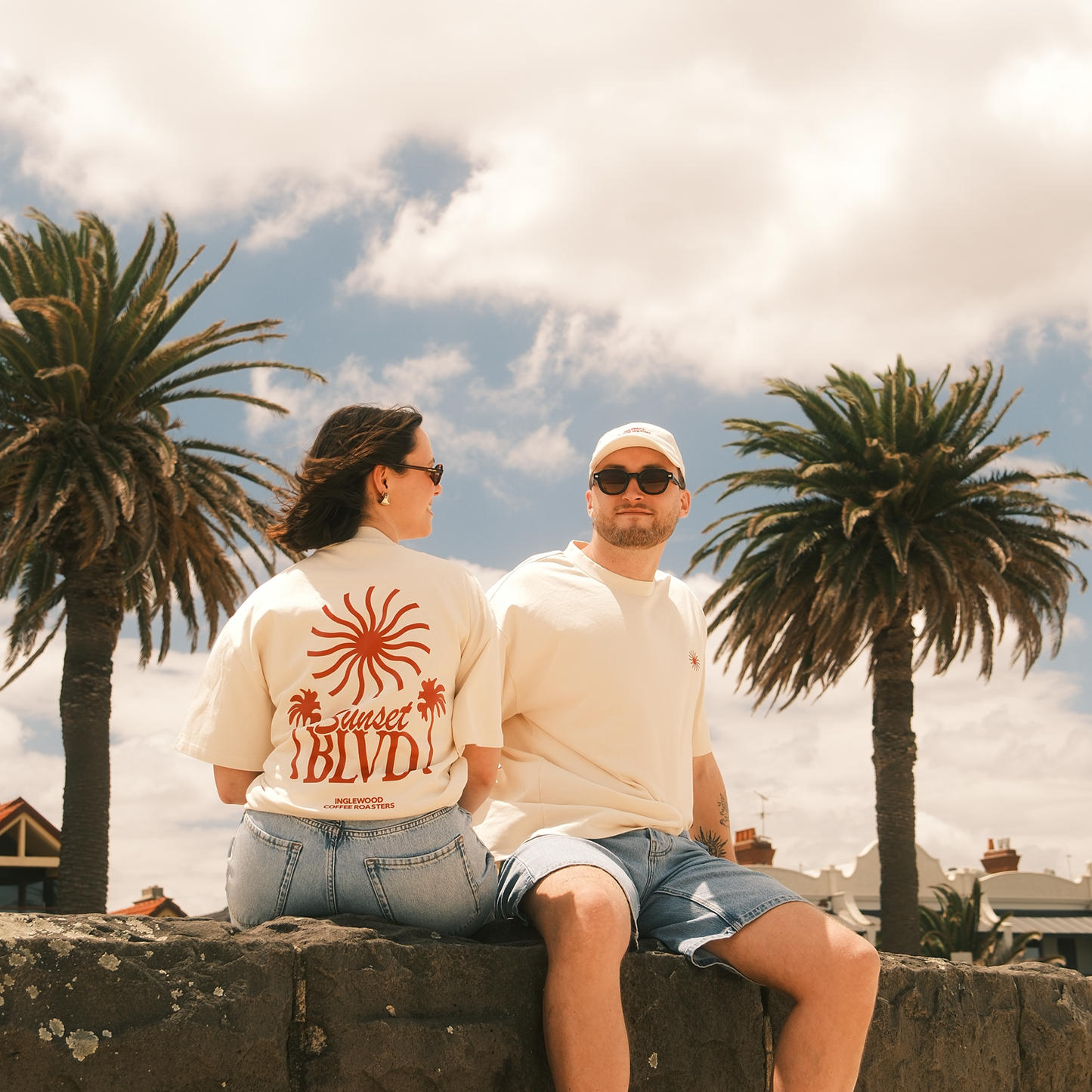 The Sundown Tee - Beige