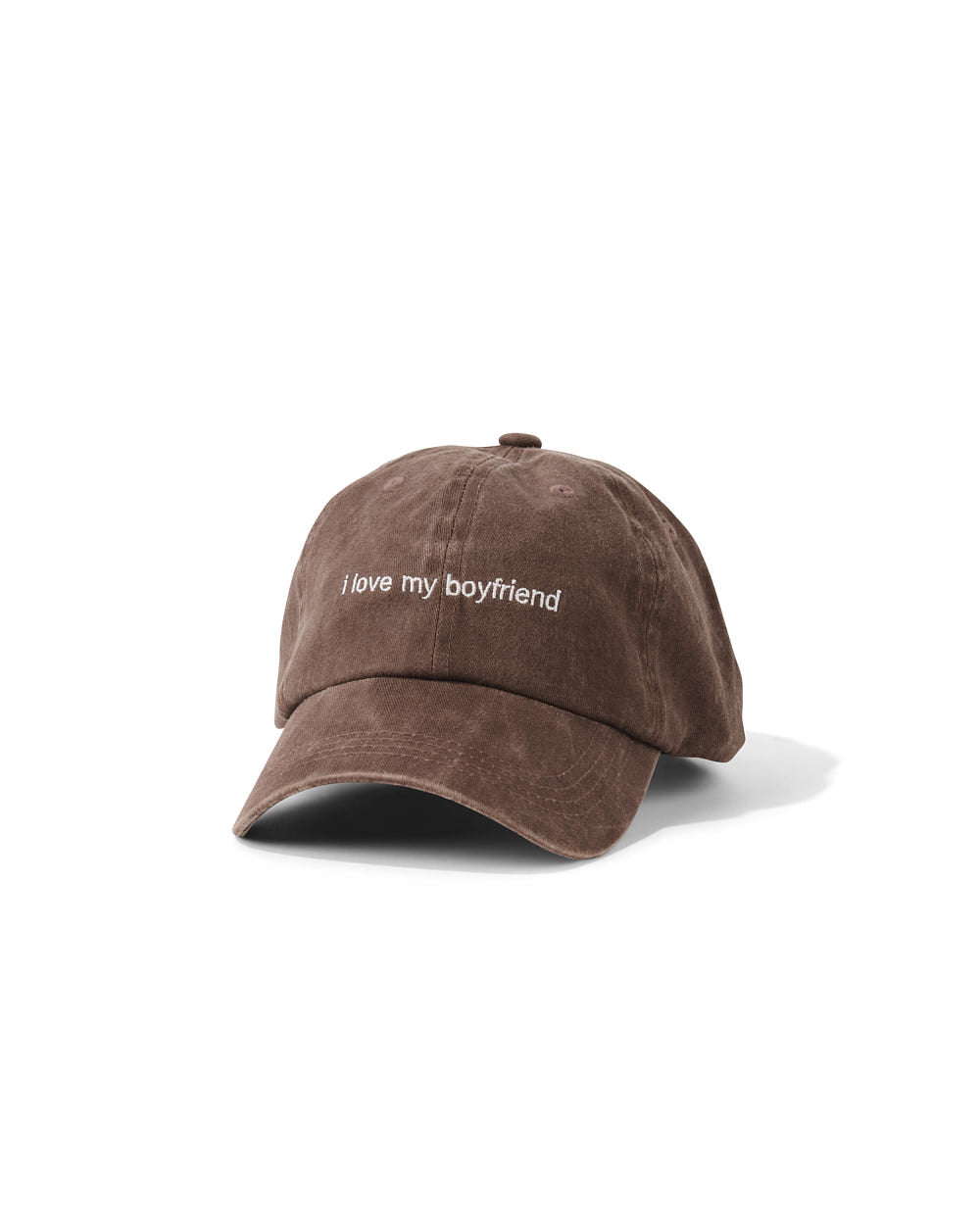 i love my boyfriend - chocolate hat