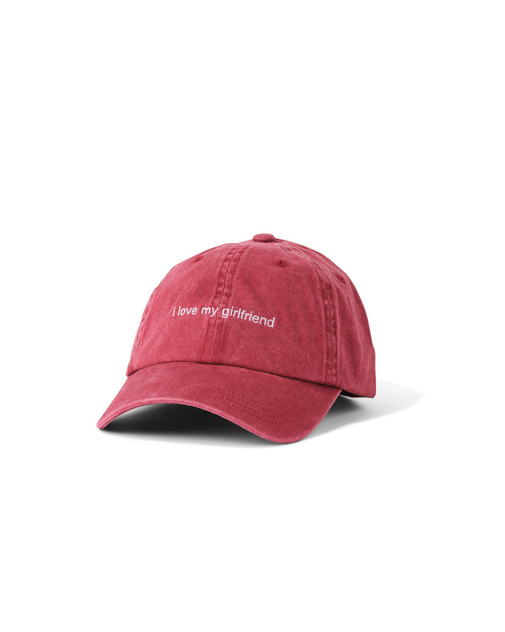 i love my girlfriend - burgundy hat