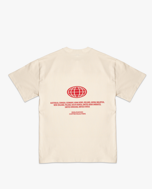 Worldwide Tee - Beige